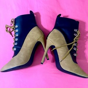 Half boots high heel